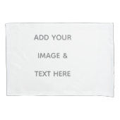 Create Your Own white Kussensloop (Voorkant)