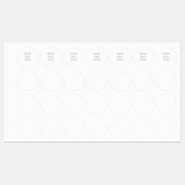 Create Your Own white  Labels (Vel)