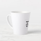 Create Your Own white  Latte Mok (Linkerhoek)