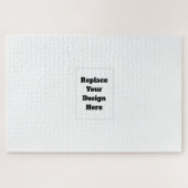 Create Your Own white  Legpuzzel (Horizontaal)