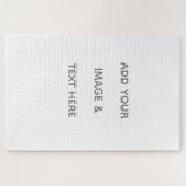 Create Your Own white  Legpuzzel (Horizontaal)