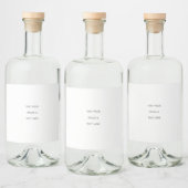 Create Your Own white Likeurfles Etiket (Flessen)