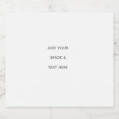 Create Your Own white Likeurfles Etiket (Enkel label)