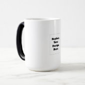 Create Your Own white  Magische Mok (Voorkant links)