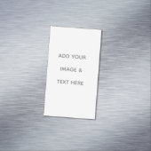 Create Your Own white  Magnetisch Visitekaartje (Voorbeeld)