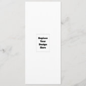 Create Your Own white  Menu (Voorkant)