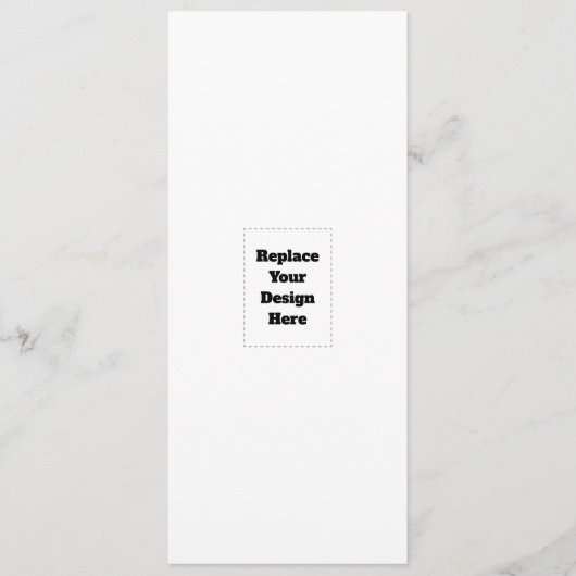 Create Your Own white Menu (Voorkant)