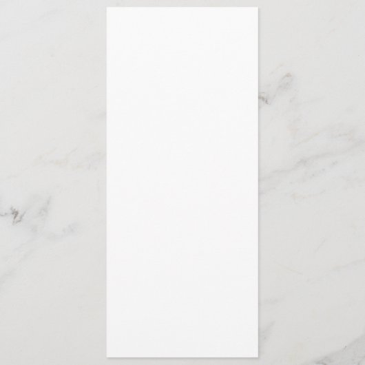 Create Your Own white  Menu (Achterkant)