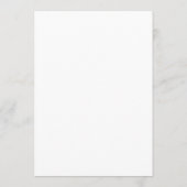 Create Your Own white  Menu (Achterkant)