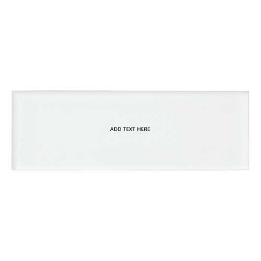 Create Your Own White  Naambadge (Voorkant)