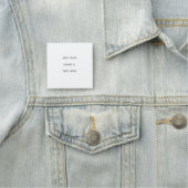 Create Your Own white  Naamplaatje (In situ)