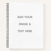 Create Your Own white  Notitieboek (Voorkant)