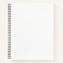 create your own white notitieboek