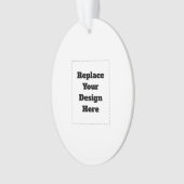 Create Your Own white  Ornament (voorkant)