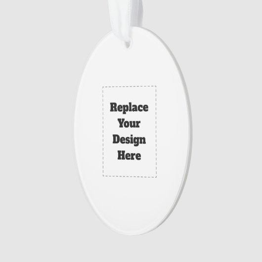 Create Your Own white Ornament (voorkant)