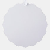 Create Your Own white  Ornament Kaart (Achterkant)
