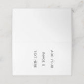 Create Your Own white  Plaatskaartje (Buitenkant ongevouwen)