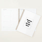 Create Your Own white  Planner (Display)