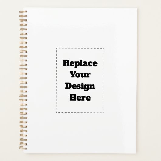 Create Your Own white  Planner (Voorkant)