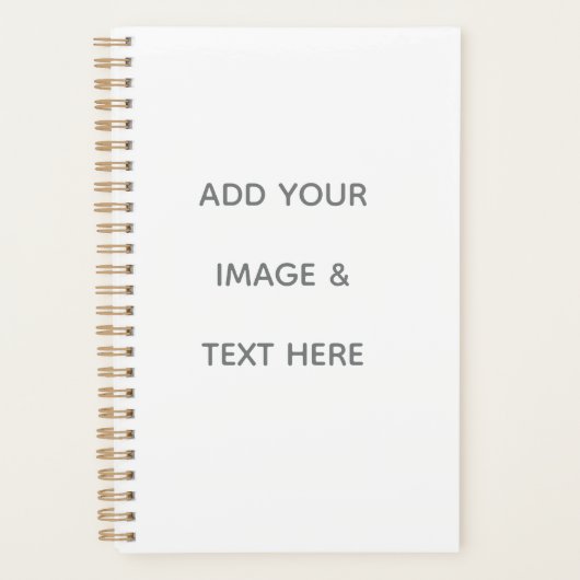 Create Your Own white  Planner (Voorkant)