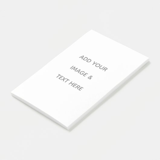 Create Your Own white Post-it® Notes (Schuin)