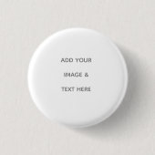 Create Your Own white Ronde Button 3,2 Cm (Voorkant)