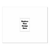Create Your Own white  Rubberstempel (Afrduk)