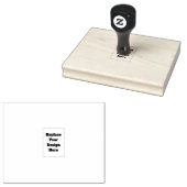Create Your Own white  Rubberstempel (Gestempeld)