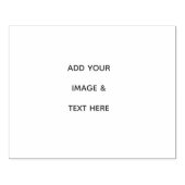 Create Your Own white  Rubberstempel (Afrduk)