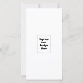 Create Your Own white  Save The Date (Voorkant)