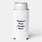 Create Your Own white  Seltzer Blikjeskoeler (Seltzer Voorkant)