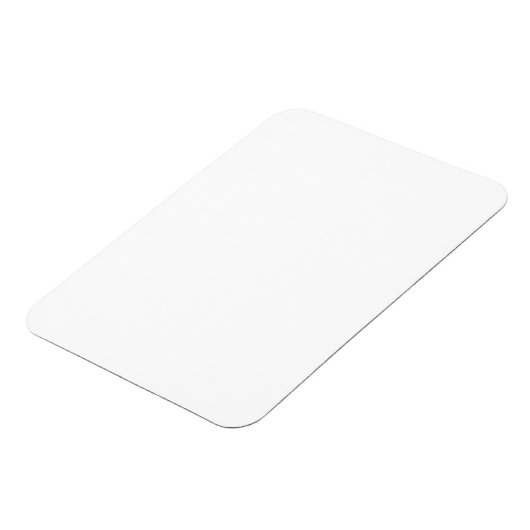 Create Your Own white simple Magneet (Linkerzijde)