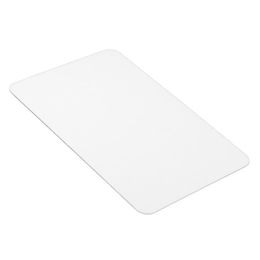 Create Your Own white simple Magneet (Rechterzijde)