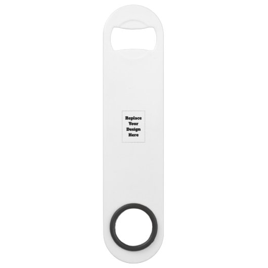 Create Your Own white  Speed Flessenopener (Voorkant)