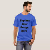 Create Your Own white  T-shirt (Voorkant volledig)
