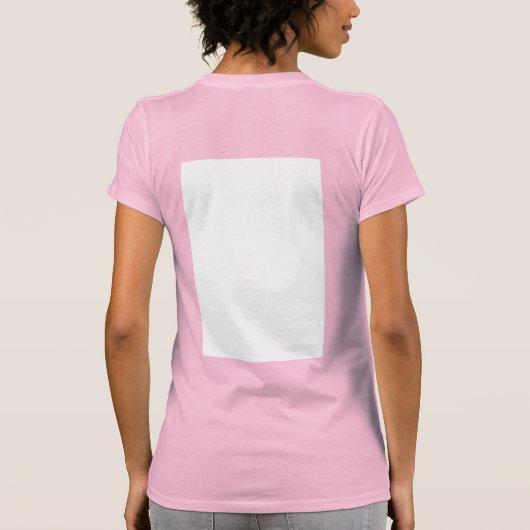 Create Your Own white  T-shirt (Achterkant)