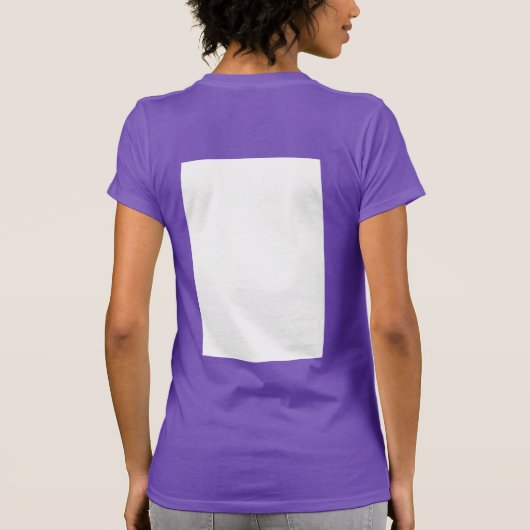 Create Your Own white  T-shirt (Achterkant)