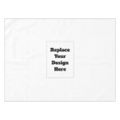 Create Your Own white  Tafelkleed (Voorkant (Horizontaal))