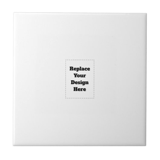 Create Your Own white Tegeltje (Voorkant)