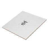 Create Your Own white  Tegeltje (Zijkant)