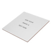 Create Your Own white  Tegeltje (Zijkant)