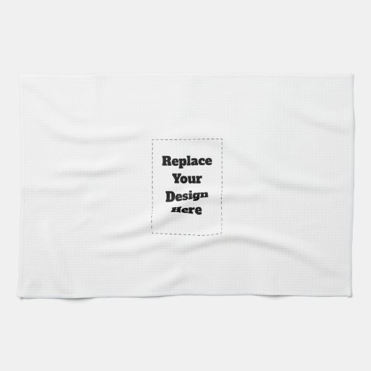 Create Your Own white  Theedoek (Horizontaal)