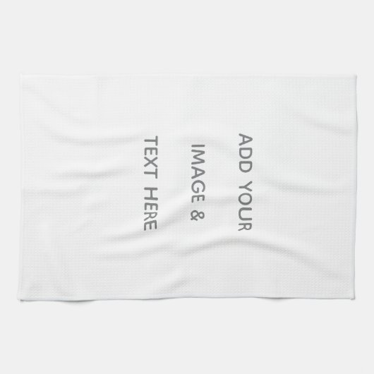 Create Your Own white  Theedoek (Horizontaal)