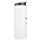 Create Your Own white  Thermosbeker (Gedraaid links)