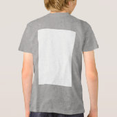 Create Your Own white  Tri-Blend Shirt (Achterkant)