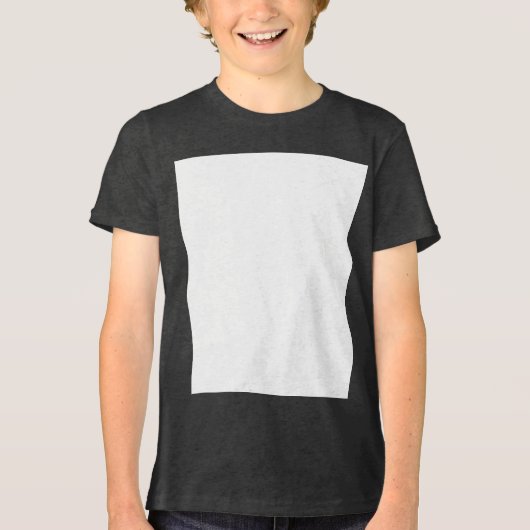  Create Your Own white  Tri-Blend Shirt (Voorkant)