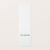 Create Your Own white Visitekaartje (Buitenkant ongevouwen)