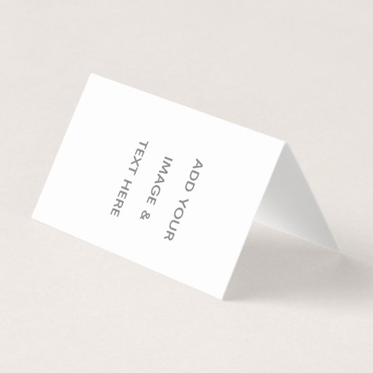 Create Your Own white  Visitekaartje (Voorkant)