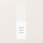 Create Your Own white  Visitekaartje (Buitenkant ongevouwen)