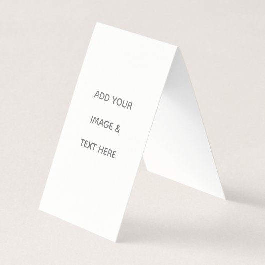 Create Your Own white  Visitekaartje (Voorkant)